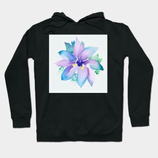 Watercolor Flower Hoodie